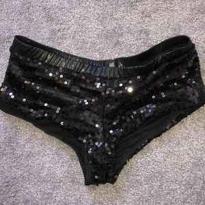 Cheeky Sequence Booty Shorts